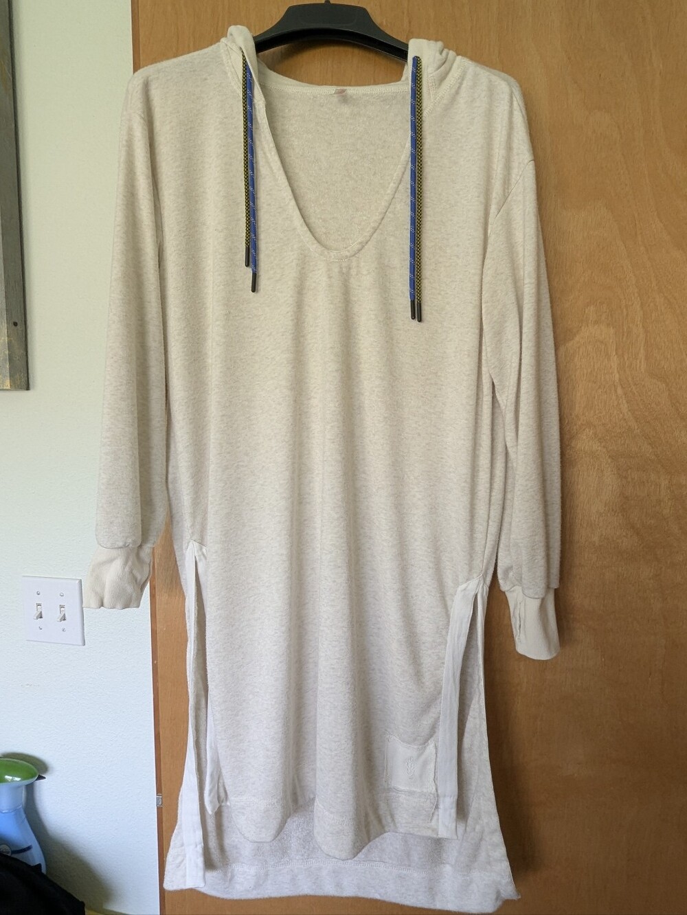 Free People FP Movement Feel Good Layer Hoodie Longline Pullover Size S